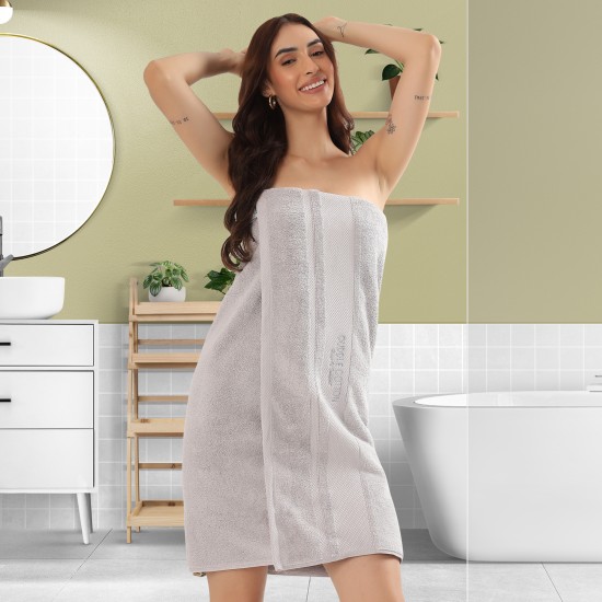 Cuddle Cotton Regalia Zero Twist Bath Towel, 600 GSM, 75 cm x 150 cm, Dove Grey Cuddle Cotton Regalia Zero Twist Bath Towel, 600 GSM, 75 cm x 150 cm, Dove Grey