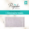 Cuddle Cotton Regalia Zero Twist Bath Towel, 600 GSM, 75 cm x 150 cm, Dove Grey Cuddle Cotton Regalia Zero Twist Bath Towel, 600 GSM, 75 cm x 150 cm, Dove Grey