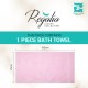 Cuddle Cotton Regalia Zero Twist Bath Towel, 600 GSM, 75 cm x 150 cm, Rose Pink Cuddle Cotton Regalia Zero Twist Bath Towel, 600 GSM, 75 cm x 150 cm, Rose Pink