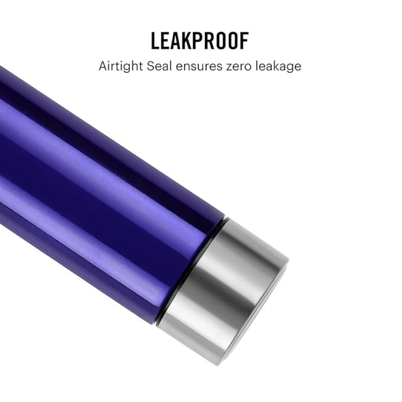 CELLO H2O Stainless Steel Water Bottle Leak proof and break-proof 1 Litre