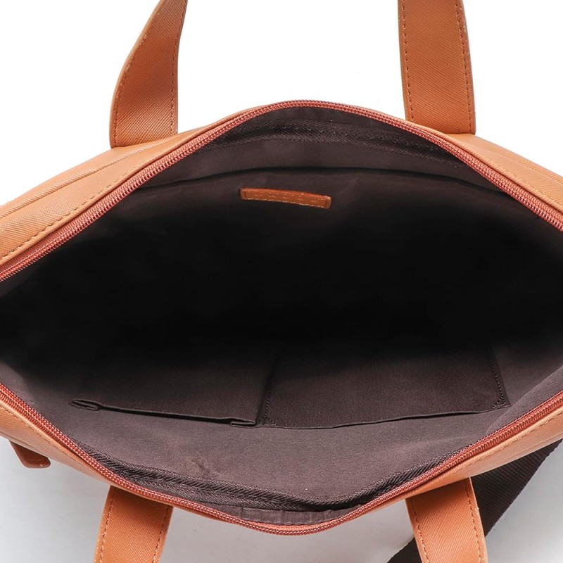 Cross Asgard 14 inch Briefcase Bag | Lightweight and Durable PU Leather Material with Adjustable Shoulder Strap | Men's Laptop Bag for Travel, Office