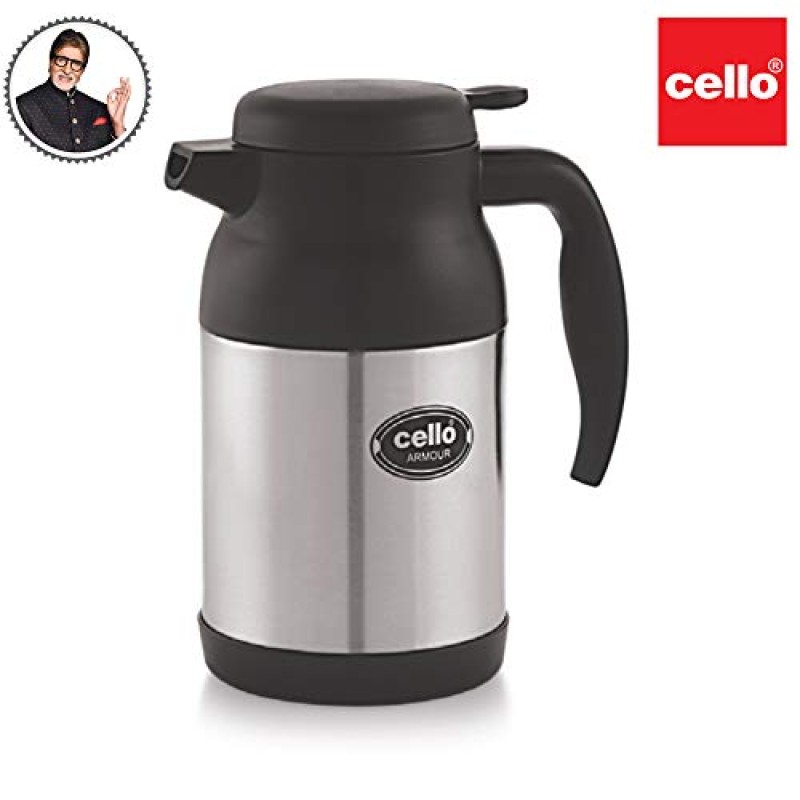 Cello Armour Stainless Steel Double Walled Carafe, Insulated 800ml Cello Armour Stainless Steel Double Walled Carafe, Insulated 800ml