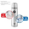 Cello Easy Style Stainless Steel Flask, 350ml, Silver Cello Easy Style Stainless Steel Flask, 350ml, Silver