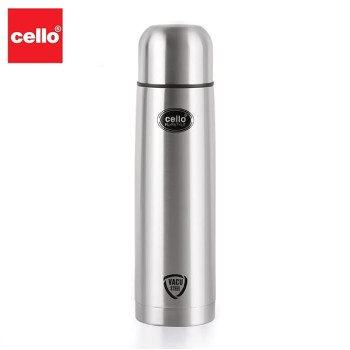 Cello Flipstyle Stainless Steel Vacuum Insulated Flask with Jacket 500ml Cello Flipstyle Stainless Steel Vacuum Insulated Flask with Jacket 500ml