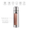 Cello Flipstyle Stainless Steel Vacuum Insulated Flask with Jacket 500ml Cello Flipstyle Stainless Steel Vacuum Insulated Flask with Jacket 500ml