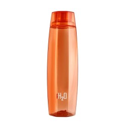 Cello H2O Octa 1 Litre Water Bottle, Orange - Plastic