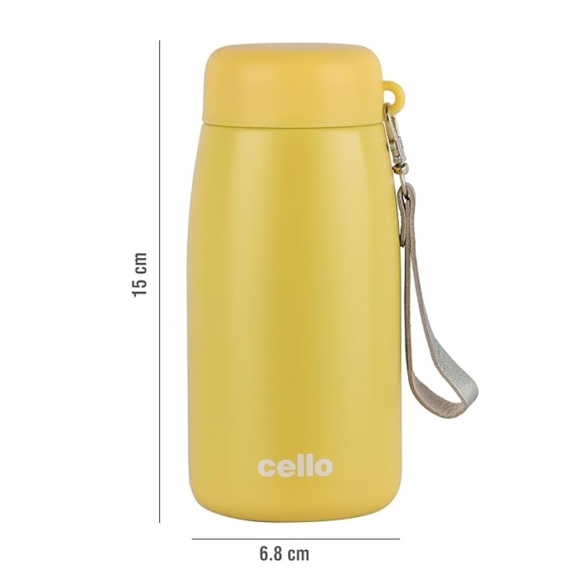 cello Mom Stainless Steel, Double Walled, Vacusteel Water Flask 350 ml cello Mom Stainless Steel, Double Walled, Vacusteel Water Flask 350 ml