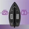 USHA EI 3710 Primora 2 KG Heavy Weight Dry Iron| 1100W| Non-stick Dual Coated Sole Plate For Easy Gliding & Long Life| 1.8 m Long Cord| Dual Layer Safety | 2 Years Warranty