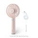 Geek Aire GF1 Portable Fan | 1 Year Warranty | 2600 mAh Battery, Mini Fan Portable, Rechargeable Fan, Mini Fan, Charging Fan, Hand Fan, Table Fan, High Speed, USB Fan with 3 Speed Options (Pink-4In)