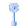 Geek Aire GF3 5 Inch Rechargeable Mini Fan with USB Charging | 5 Speed Option | Portable, Handheld and Small Table Fan | 2500 mAh Li-ion Battery | For Baby, Makeup, Travel, Home and Office (Blue)