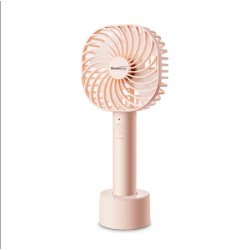 Geek Aire GF3, Rechargeable Mini Fan - 5 Inch (Pink)