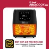 Geek Airocook Aura 5 Litre Digital Air fryer With 8 Preset Menu - Air Fry, Grill, Toast, Roast & Bake | Oil Free Cooking | Recipe book, 1500W, Black Geek Airocook Aura 5 Litre Digital Air fryer With 8 Preset Menu - Air Fry, Grill, Toast, Roast & Bake | Oil Free Cooking | Recipe book, 1500W, Black
