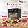 Geek AiroCook Calix 15 Litre Electric Air Fryer Oven, 18 Digital Preset Menus with Rotisserie, Airfry, Bake, Grill, Toast, Dehydrate, Defrost & Keep Warm Function with 8 Accessories (1200 Watts) Black Geek AiroCook Calix 15 Litre Electric Air Fryer Oven, 18 Digital Preset Menus with Rotisserie, Airfry, Bake, Grill, Toast, Dehydrate, Defrost & Keep Warm Function with 8 Accessories (1200 Watts) Black