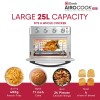 Geek AiroCook Iris Plus 25 Litre Electric Air Fryer Oven | 8 Preset Functions - Toast, Bake, Grill, Air Fry, Rotisserie & Warming | Recipe Book with 7 Accessories (1600 Watts) Geek AiroCook Iris Plus 25 Litre Electric Air Fryer Oven | 8 Preset Functions - Toast, Bake, Grill, Air Fry, Rotisserie & Warming | Recipe Book with 7 Accessories (1600 Watts)