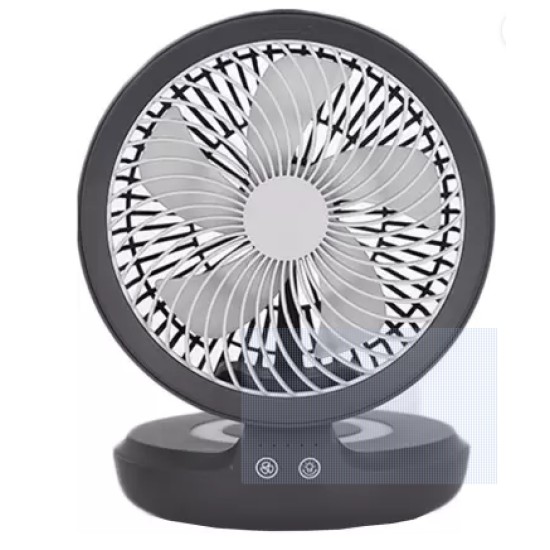 Geek Aire GF6 8-inch Foldable, 4000 mAh USB rechargeable, Night light 700 mm 3 Blade Table Fan