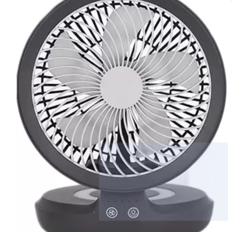 Geek Aire GF6 8-inch Foldable, 4000 mAh USB rechargeable, Night light 700 mm 3 Blade Table Fan