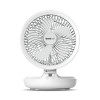 Geek Aire GF6 8 Inch Rechargeable Mini Table Fan with LED Light | Portable, Oscillating & Small Size | Capacitive Touch Control | 4000 mAh Battery | For Travel, Home & Office (White) Geek Aire GF6 8 Inch Rechargeable Mini Table Fan with LED Light | Portable, Oscillating & Small Size | Capacitive Touch Control | 4000 mAh Battery | For Travel, Home & Office (White)