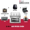 Geek Airocook Acis 14 Litre Electric Air Fryer Oven With 5 Preset Functions - Toasting, Baking, Grilling, Air Fry & Warming, Comes With Free Recipe Book & 5 Accessories (1250 Watts), 14 Liter, Silver Geek Airocook Acis 14 Litre Electric Air Fryer Oven With 5 Preset Functions - Toasting, Baking, Grilling, Air Fry & Warming, Comes With Free Recipe Book & 5 Accessories (1250 Watts), 14 Liter, Silver