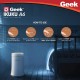 Geek Ikuku A6 Air Purifier For Home & Office | 3- Stage Hepa Dust Filtration | Obliqflow Purification Technology | Portable Air Flow | Digital Led Display With Touch Control (Ikuku A6), White