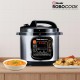 Geek Robocook Zeta 11-in-1 Automatic Electric Pressure Cooker 5 L | 2 Year Warranty | 13 Indian Preset Menu, Instant Electric Cooker Pot, Multipurpose Electric Rice Cooker (Stainless Steel, 5 Litre)