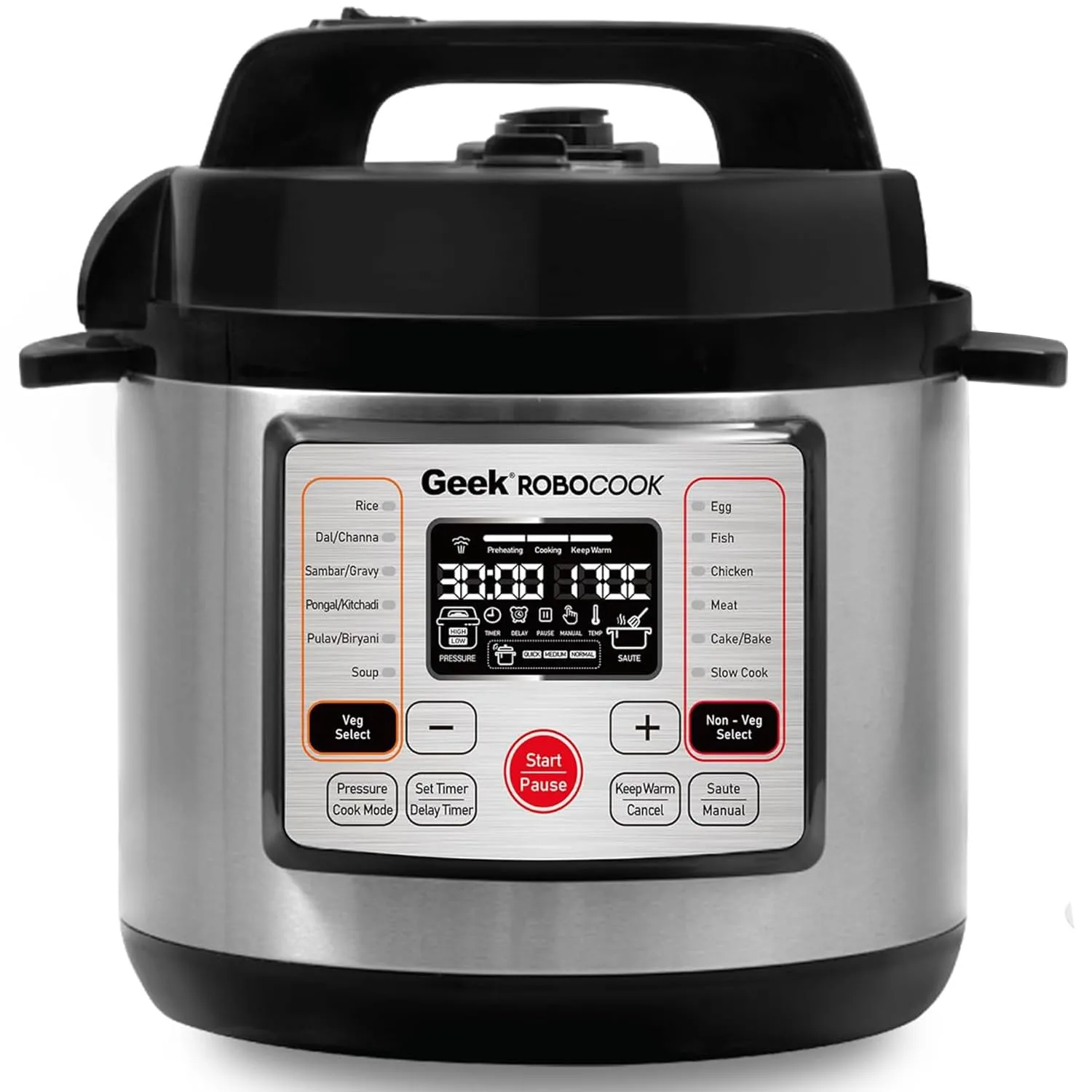 Geek Robocook Hexa 11-in-1 Automatic Electric Pressure Cooker