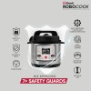 Geek Robocook Hexa 11-in-1 Automatic Electric Pressure Cooker 6 Litre | 2 Year Warranty | 17 India Preset Menu, Instant Electric Cooker Pot, Multipurpose Stainless Steel Electric Rice Cooker (Silver) Geek Robocook Hexa 11-in-1 Automatic Electric Pressure Cooker 6 Litre | 2 Year Warranty | 17 India Preset Menu, Instant Electric Cooker Pot, Multipurpose Stainless Steel Electric Rice Cooker (Silver)