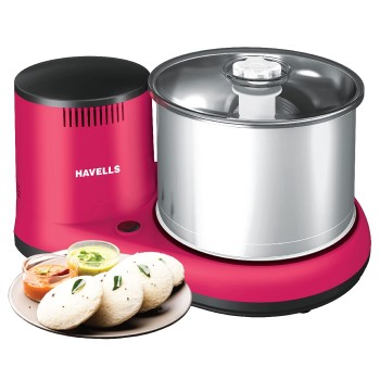 Havells Alai 2 Litre 150 watt Wet Grinder (Pink) |ABS