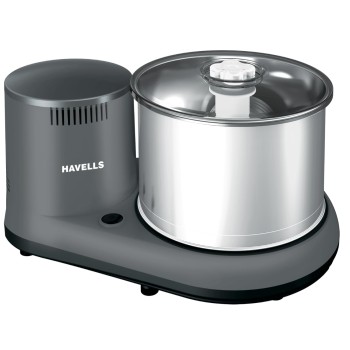 Havells Alai Plus 2 Ltr Wet Grinder with Food Grade Stainless Steel Drum, 2N Grinding Stones, Coconut Scrapper, Atta Kneader Blade, 150W Motor, ABS Body, 1440 RPM| 2Yr Manufacturer Warranty