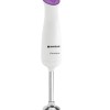 Havells Classique- S Low Noise 300 watt Hand Blender with Detachable Stainless Steel Stem, Double Bush,Copper Motor and 2 Years Warranty(Violet and white)