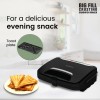 Havells Big Fill Crustino Sandwich Maker 900W with Food Grade Non Stick Coated Sole Plates Heat Resistant Backlite Body and 2 Years Warranty