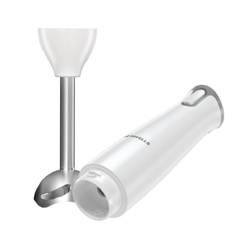 Havells Duro Blend - S Low Noise 300 watt Hand Blender with Detachable Stainless Steel Stem, Double Bush,Copper Motor and 2 Years Warranty