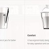 Havells Hydro 750 watt Mixer Grinder with 3 Wider mouth Stainless Steel Jar, Hands Free operation , GREY