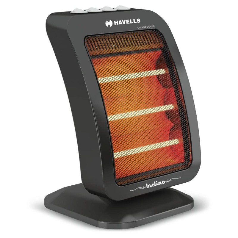 Havells Inclino 1200 Watt 3 Rod Halogen Heater (Black)