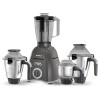 Havells Power Hunk (4 Jar) 800 watt Mixer Grinder with 3 Wider mouth Stainless Steel Jar, Hands Free operation, SS-304 Grade Blade and 7 year motor warranty (Grey)