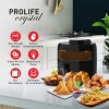 Havells Air Fryer Prolife Crystal | See-Through Window | 85% Less Oil | 5L Pan | 8 Presets Menu | Auto Restart | Touch Screen | Digital Display |Dehydrator Mode | 1500 Watt and 2 Year Warranty, 5 Liter