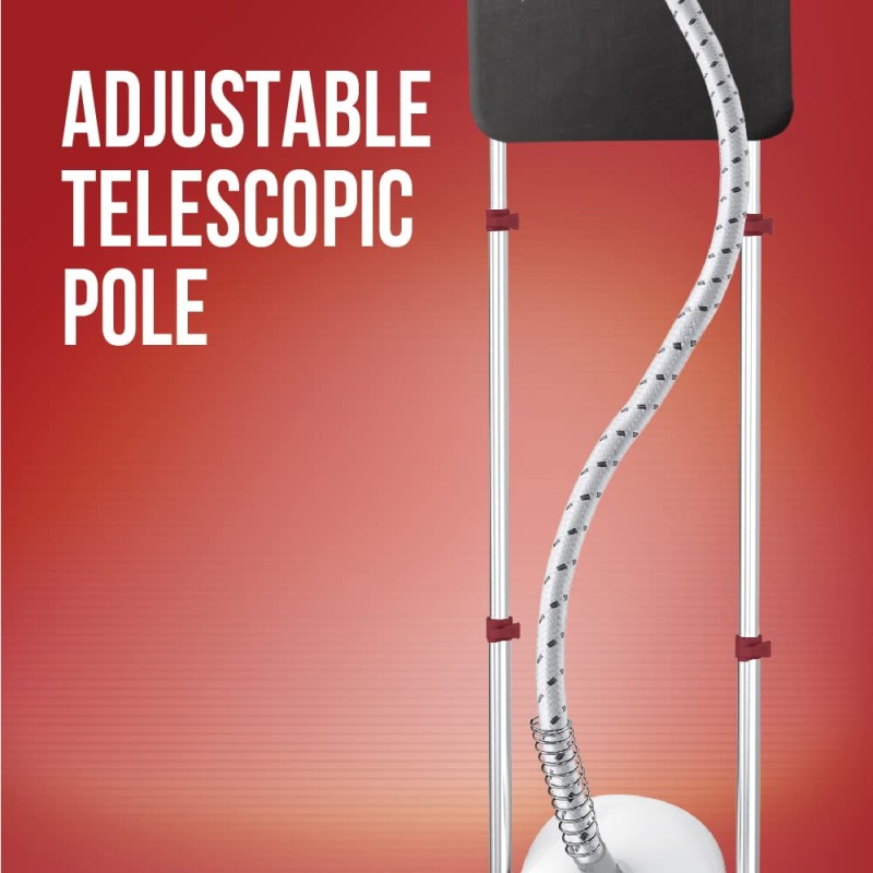 Havells Steamo 1800 Watt Garment Steamer (Red and White) (Ghggsbtr180), 1800 Watt