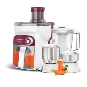 Havells Stilus XL 4 JAR, 500 Watts Juicer Mixer Grinder, Burgundy Havells Stilus XL 4 JAR, 500 Watts Juicer Mixer Grinder, Burgundy