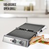 Havells Toastino 4 Slice Grill and Bbq Timer With Dual Function-Sandwich Maker and Griller | Non Stick Coated Grill Plates | 180 Degree Open Grill | Temperature Control | Stainless Steel |, 2000 Watts