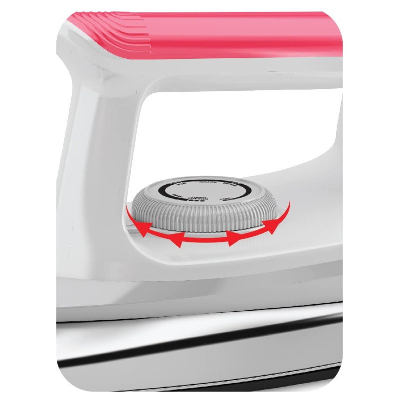 Havells Trendy 750 watt Dry Iron (Ruby Red), (GHGDICFW075)
