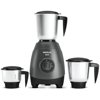 Havells Zello (3 Jar) Mixer Grinder (Grey),750 Watt