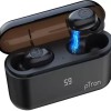 PTron Tango True Wireless Waterproof Twins v5.0 Bluetooth Headset  (Black, True Wireless)