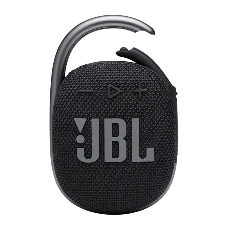 JBL Clip 4, Wireless Ultra Portable Bluetooth Speaker, Pro Sound, Integrated Carabiner, Vibrant Colors with Rugged Fabric Design, Dust & Waterproof, Type C (Without Mic, Black) JBL Clip 4, Wireless Ultra Portable Bluetooth Speaker, Pro Sound, Integrated Carabiner, Vibrant Colors with Rugged Fabric Design, Dust & Waterproof, Type C (Without Mic, Black)