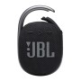JBL Clip 4, Wireless Ultra Portable Bluetooth Speaker, Pro Sound, Integrated Carabiner, Vibrant Colors with Rugged Fabric Design, Dust & Waterproof, Type C (Without Mic, Black)