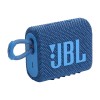 JBL Go 3 Eco: Portable Speaker with Bluetooth, Built-in Battery, Waterproof and Dustproof Feature - Blue