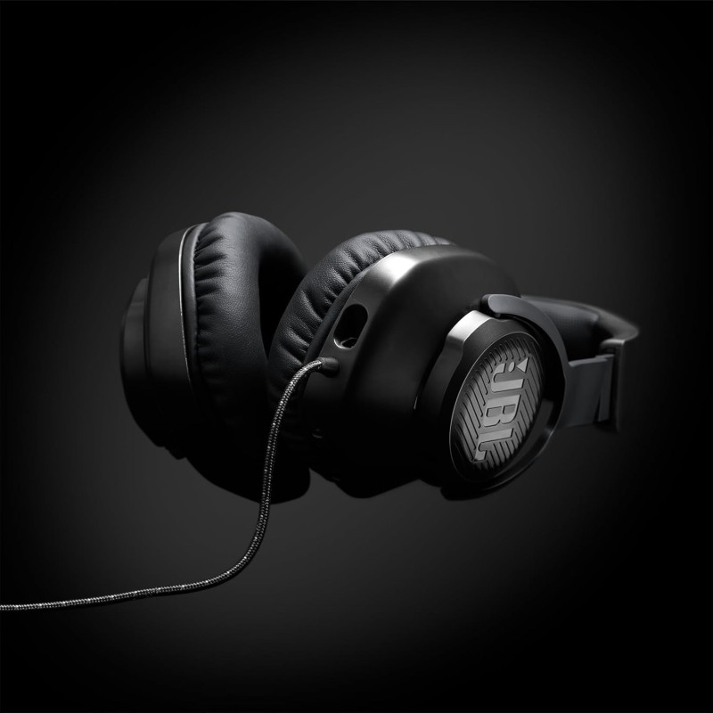 JBL Quantum 100 Wired Over Ear Gaming Headphones with Mic, 40mm Realistic Dynamic Drivers, Detachable Boom Mic, 1kHz Sensitivity, Memory Foam Cushioning, PC/Mobile/PS/Xbox/Nintendo/VR Compatible-Black JBL Quantum 100 Wired Over Ear Gaming Headphones with Mic, 40mm Realistic Dynamic Drivers, Detachable Boom Mic, 1kHz Sensitivity, Memory Foam Cushioning, PC/Mobile/PS/Xbox/Nintendo/VR Compatible-Black