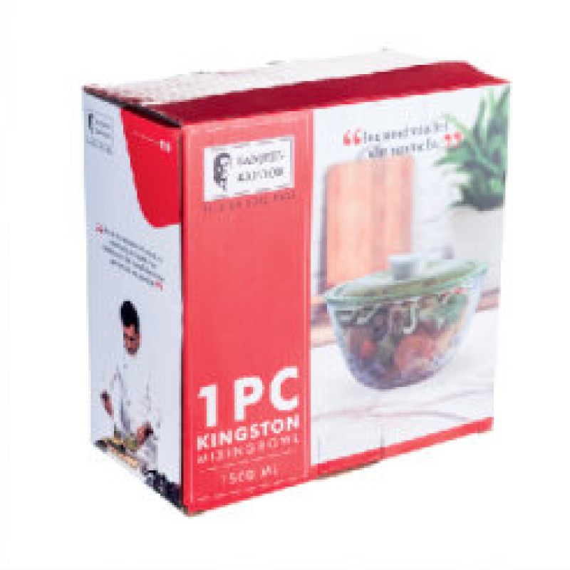 KINGSTON MIXING BOWL 1PC 1500ML GREEN LID