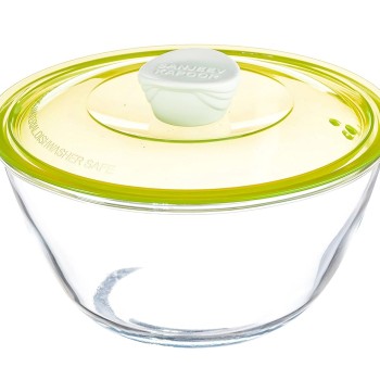 KINGSTON MIXING BOWL 1PC 1000ML GREEN LID