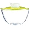 KINGSTON HIGH BOROSILICATE MIXING BOWL 1 PC 500 ML - GREEN LID KINGSTON HIGH BOROSILICATE MIXING BOWL 1 PC 500 ML - GREEN LID