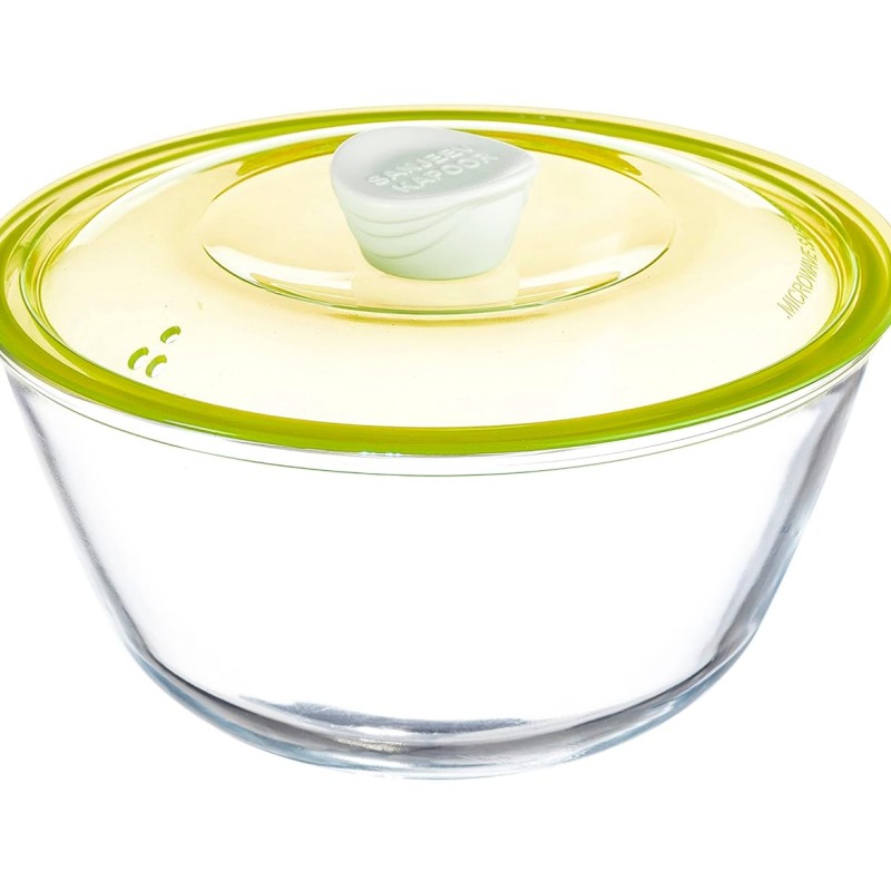 KINGSTON MIXING BOWL 1PC 1500ML GREEN LID