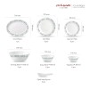 La Opala Diva Classique Collection Opal Glass Crockery | for Family of 6 | Dinner Set 33 pcs Lavender Dew | Plates and Bowls for Dining | Microwave Safe | 100% Vegetarian | Extra Strong | White